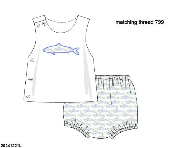 Just Keep Swimming Diaper Set