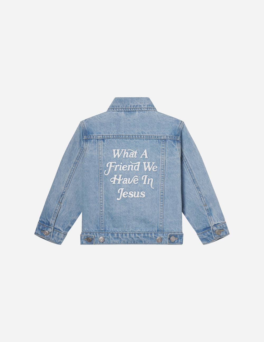 What a Friend in Jesus Kids Denim Jacket