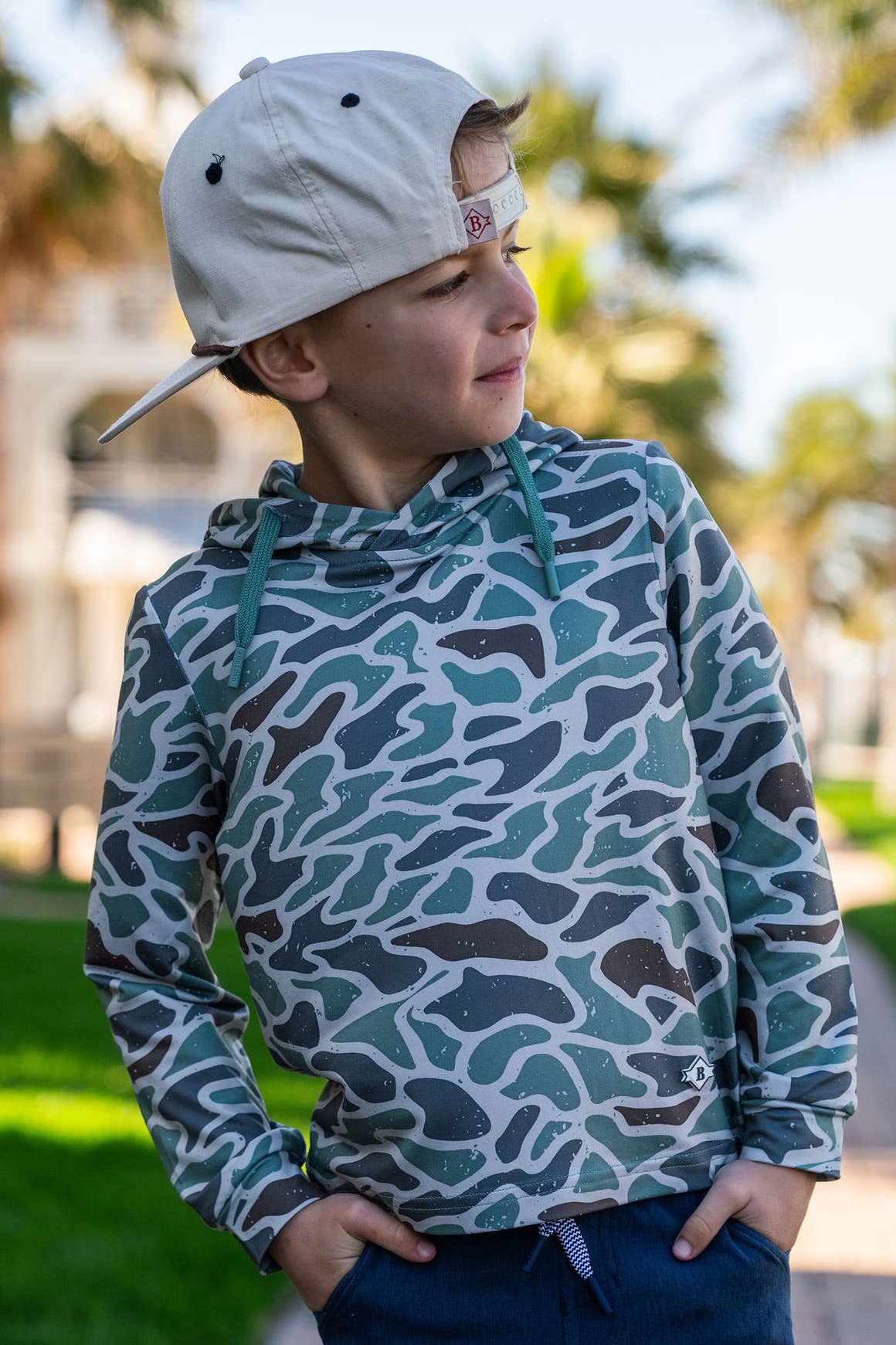 Retro Duck Camo Youth Hoodie