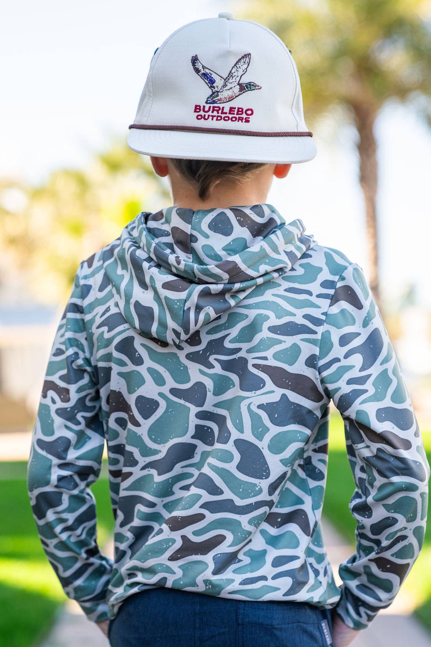 Retro Duck Camo Youth Hoodie