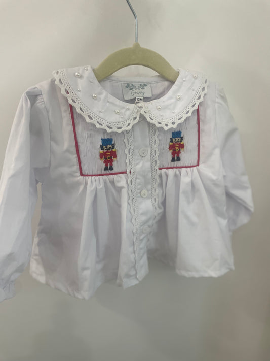 Classic Nutcracker Smocked Set