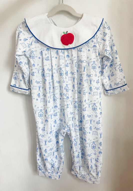 Blue Playground Smocked Longall
