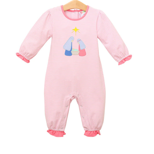 Nativity Ruffle Romper