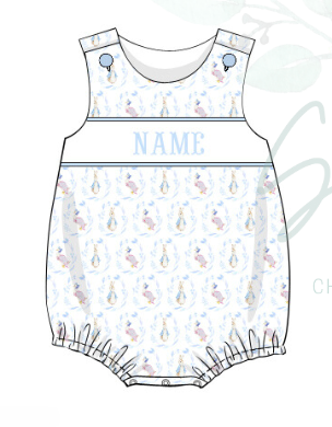 Peter Rabbit Custom Name Bubble