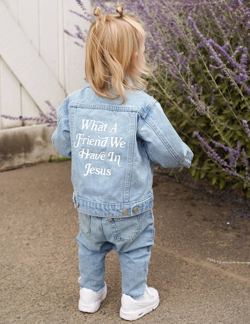 What a Friend in Jesus Kids Denim Jacket