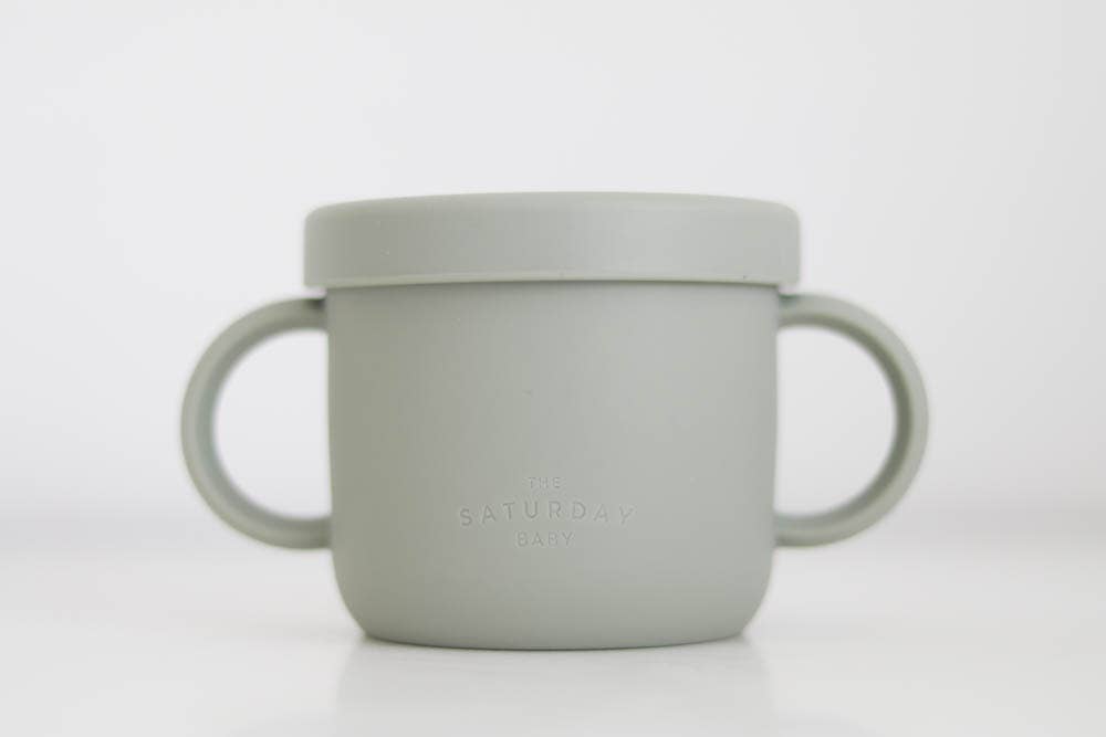 Silicone Snack Cup-Sage